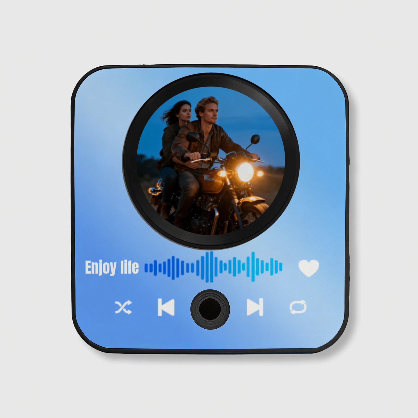 Published product example from Blue Vinyl Music Sticker