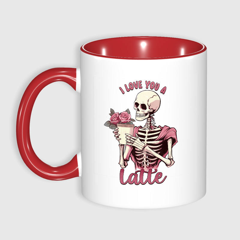 Funny Skeleton Pun 11oz Mug for Coffee Lover Valentine Gift