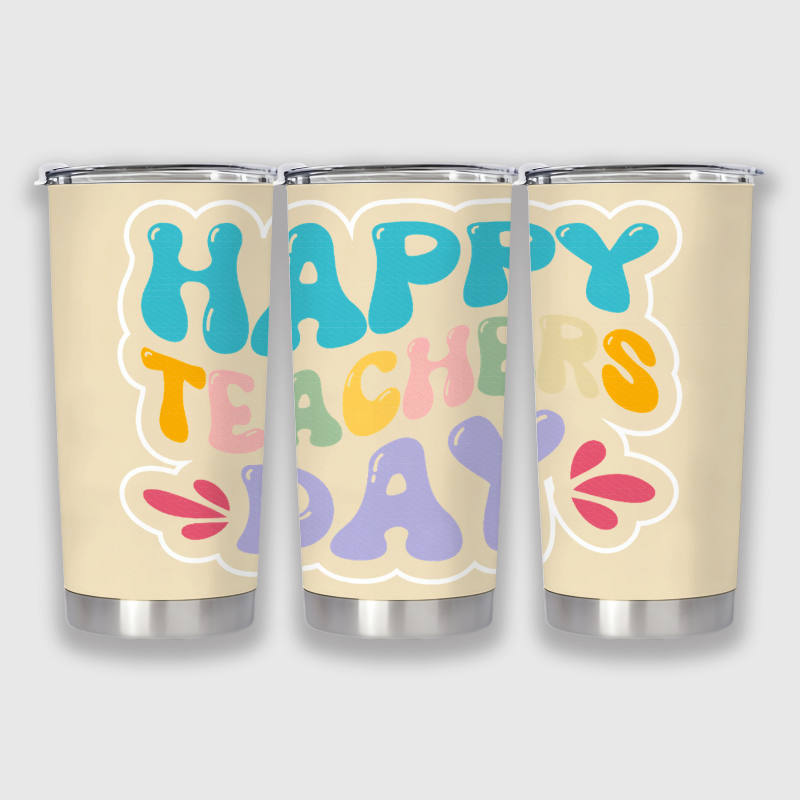 Happy Teachers Day Insulated Tumbler for Teacher Gift