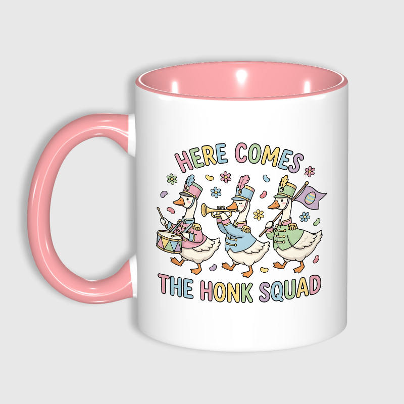 Funny Honk Squad 11oz Mug for Goose Lovers Easter Gift