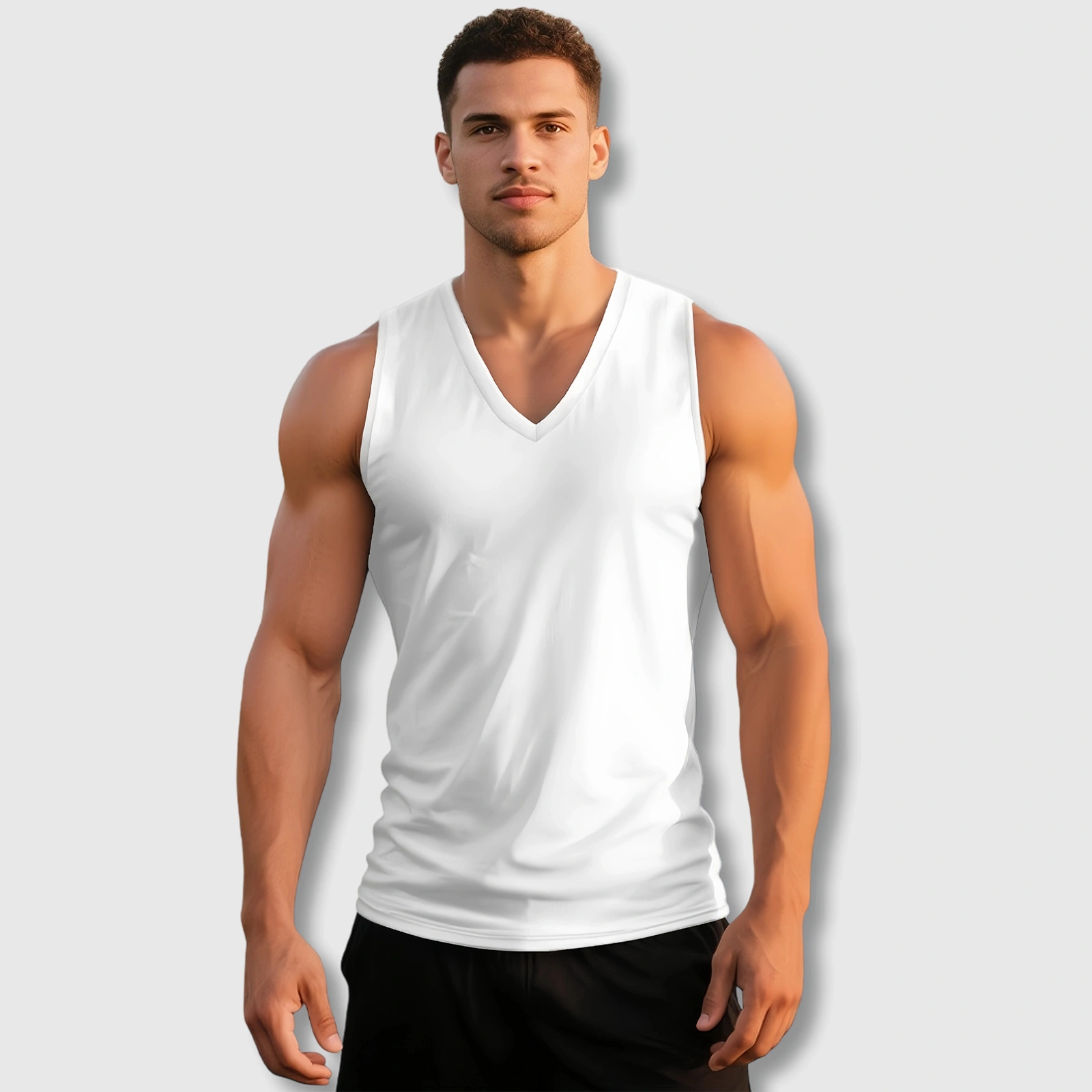 Custom Men's V-Neck Vest