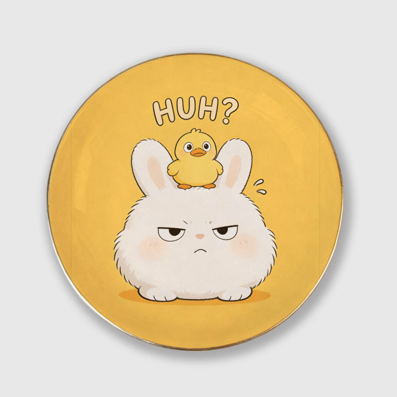 Cute Bunny Duck Ceramic Jewelry Tray for Pet Gifts