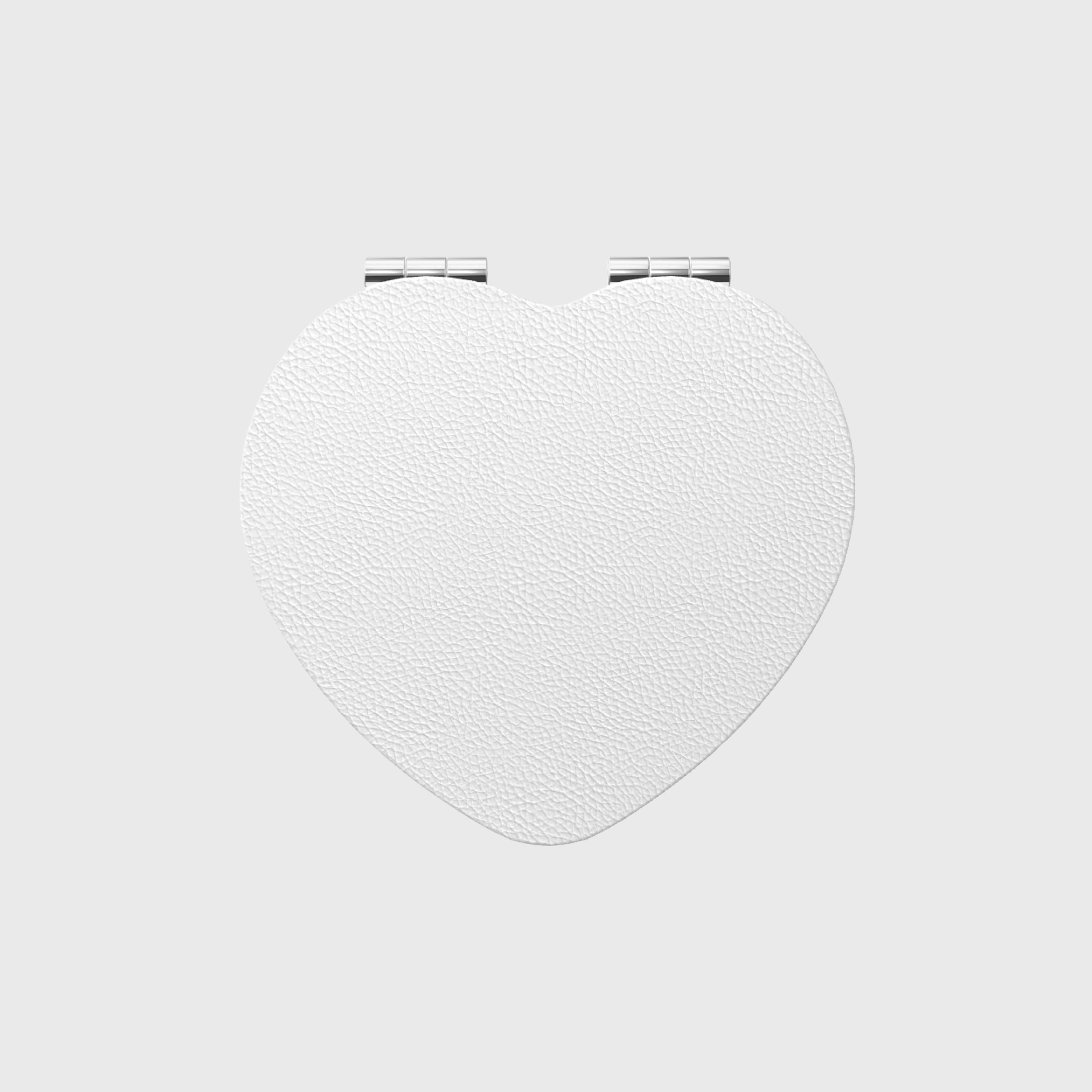 Custom Portable Pocket Makeup Mirror (Heart)