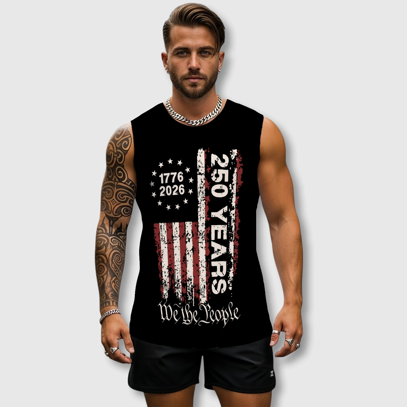 We The People 250th Anniversary Workout Tank Top for Men