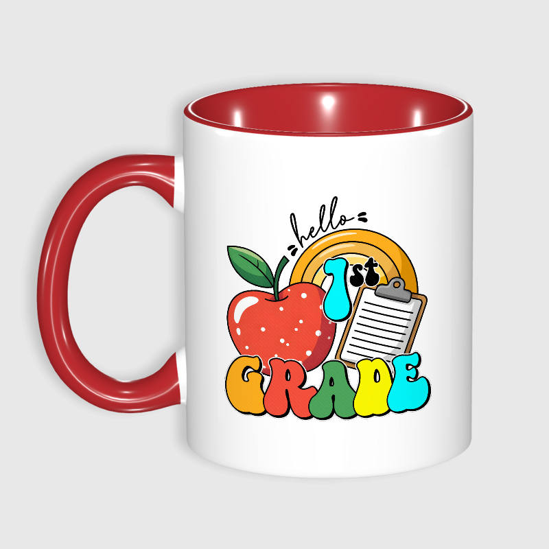 Hello 1st Grade 11oz Mug for Teacher Back To School Gift