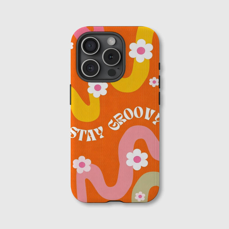 Personalized Groovy Retro Magnetic Phone Case - Custom Gift for Retro Lovers