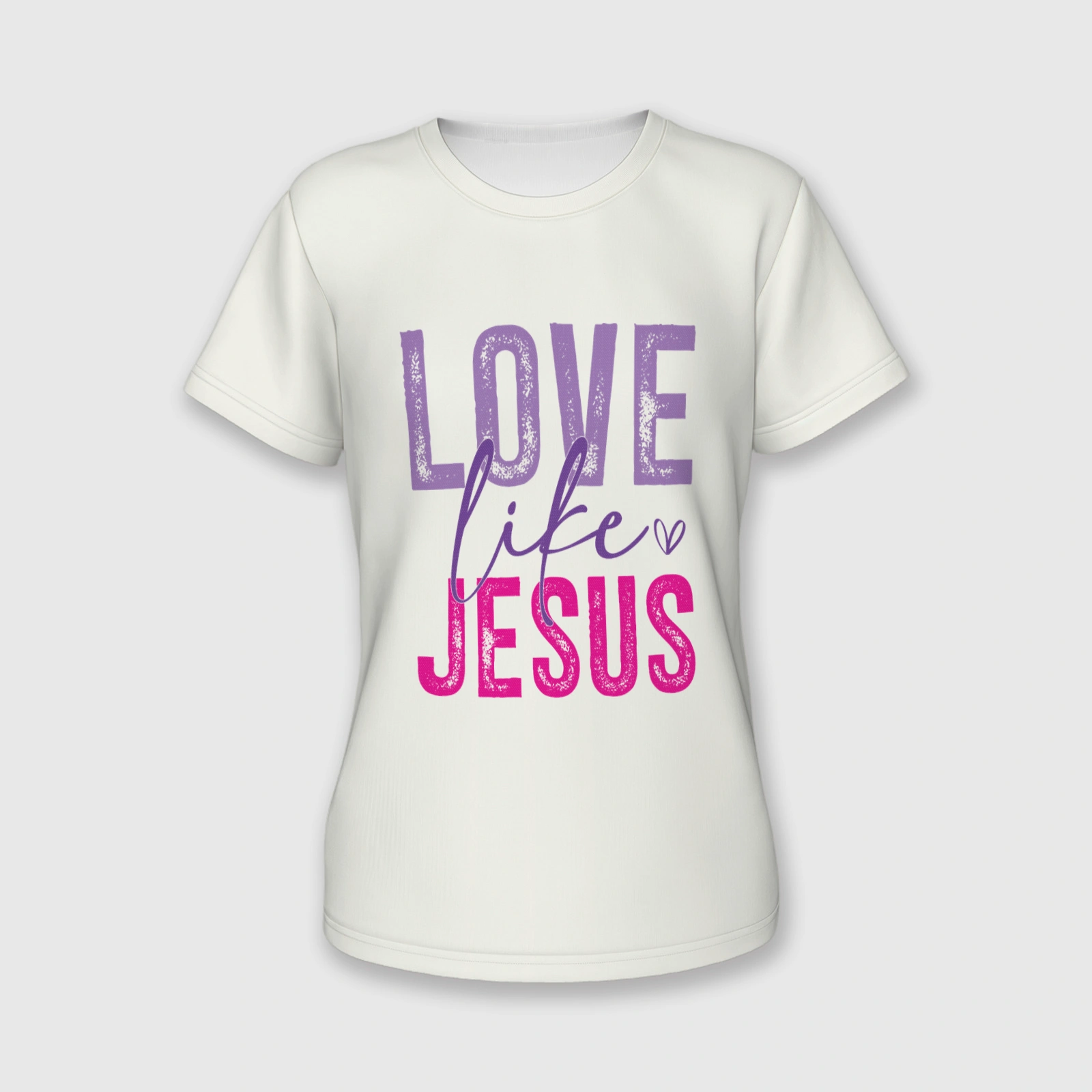 Women's Love Like Jesus Short-Sleeve T-Shirt | Christian Faith Apparel & Thoughtful Gifts