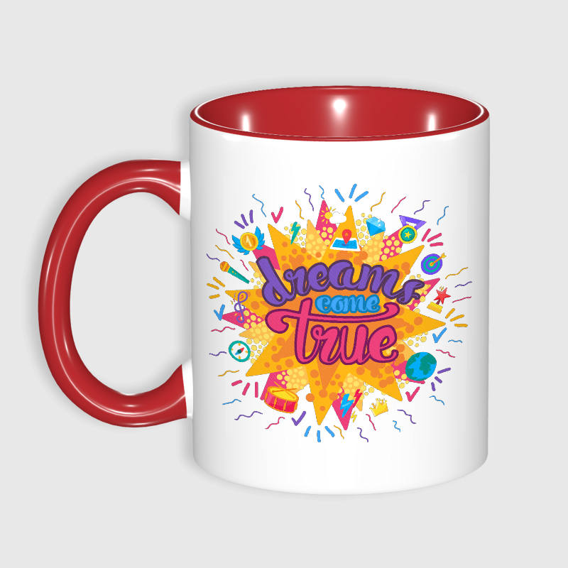 Dreams Come True Quote 11oz Mug for Motivational Gift Daily Use