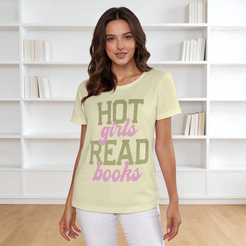 Funny Reading Quote Women's T-Shirt for Book Lovers Casual Wear