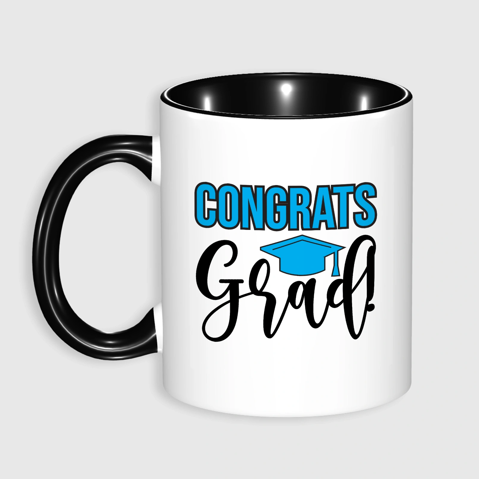 Congrats Grad Quote Ceramic Mug for Graduates Graduation Gift