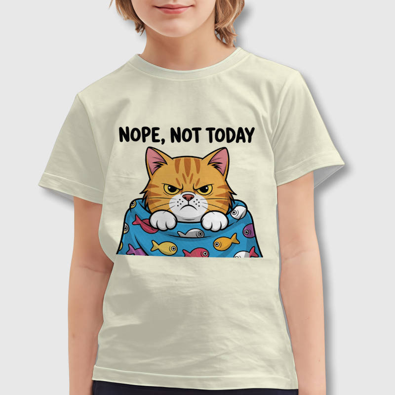 Funny Grumpy Cat Kids T-Shirt for Pet Lovers Daily Wear