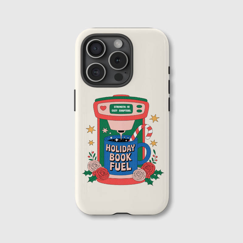 Holiday Book Fuel Phone Case for Book Lovers Christmas Gift