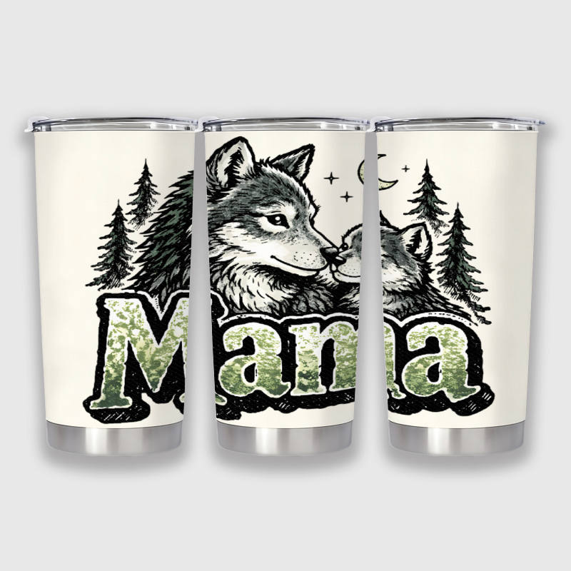 Mama Wolf 20oz Tumbler for Mom Mother's Day Gift