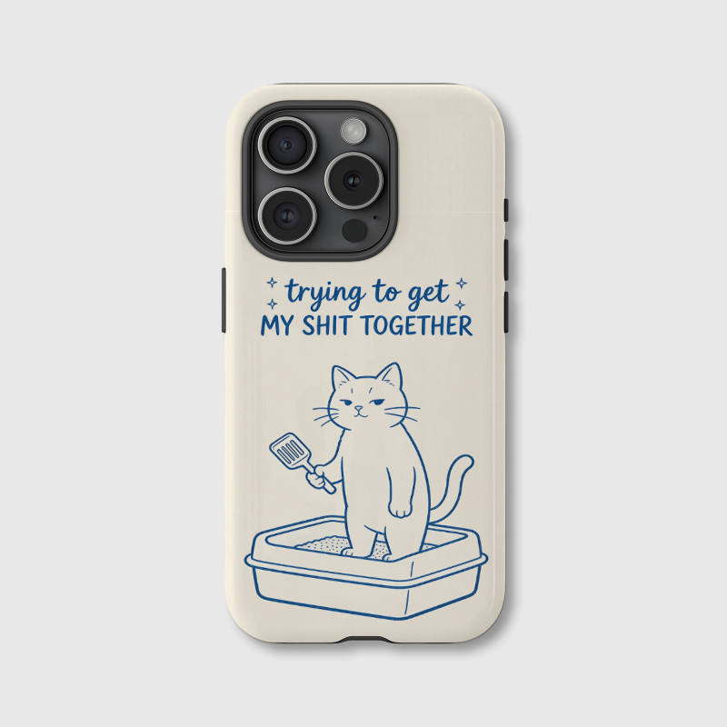 Funny Cat Pun Magnetic Phone Case For Pet Lovers Gift