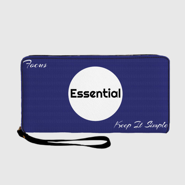 Published product example from Minimalist Navy Logo Wallet