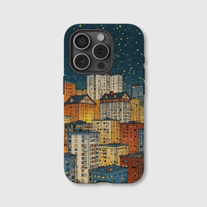 Vintage Urban Night Sky Magnetic Phone Case Perfect for Gifting Birthdays & Special Holidays