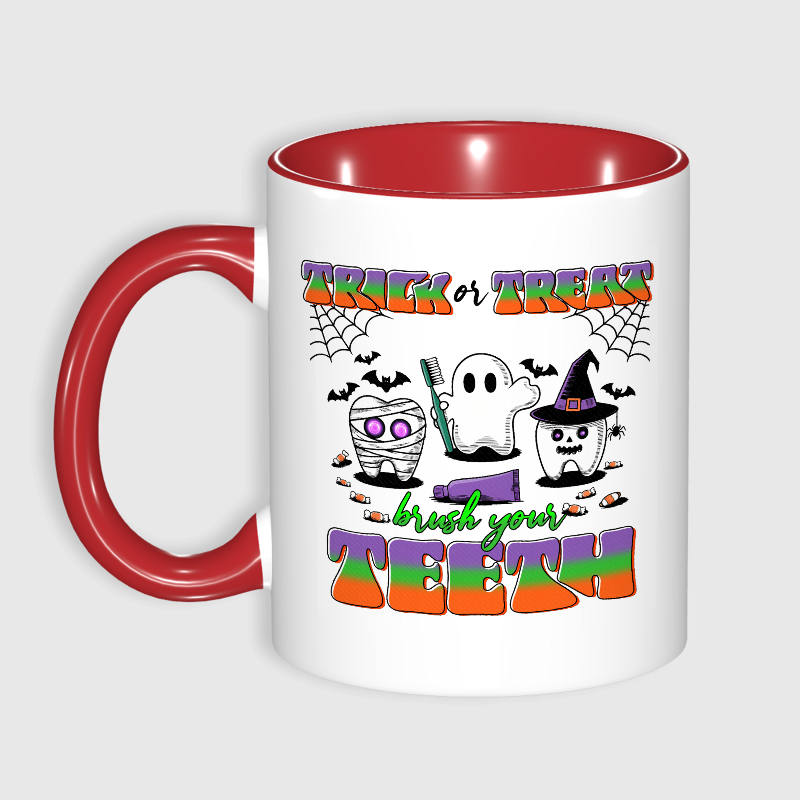 Funny Halloween Dental 11oz Mug for Dentist Halloween Gift