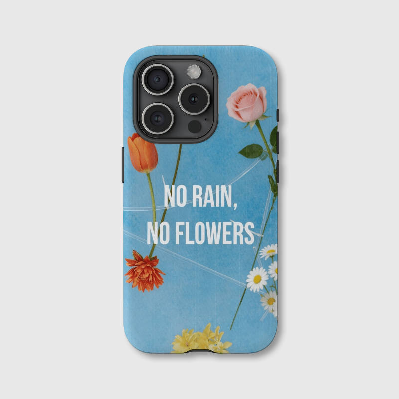 Motivational Floral iPhone Case Encouragement Gift for Friends Family Birthday Occasions