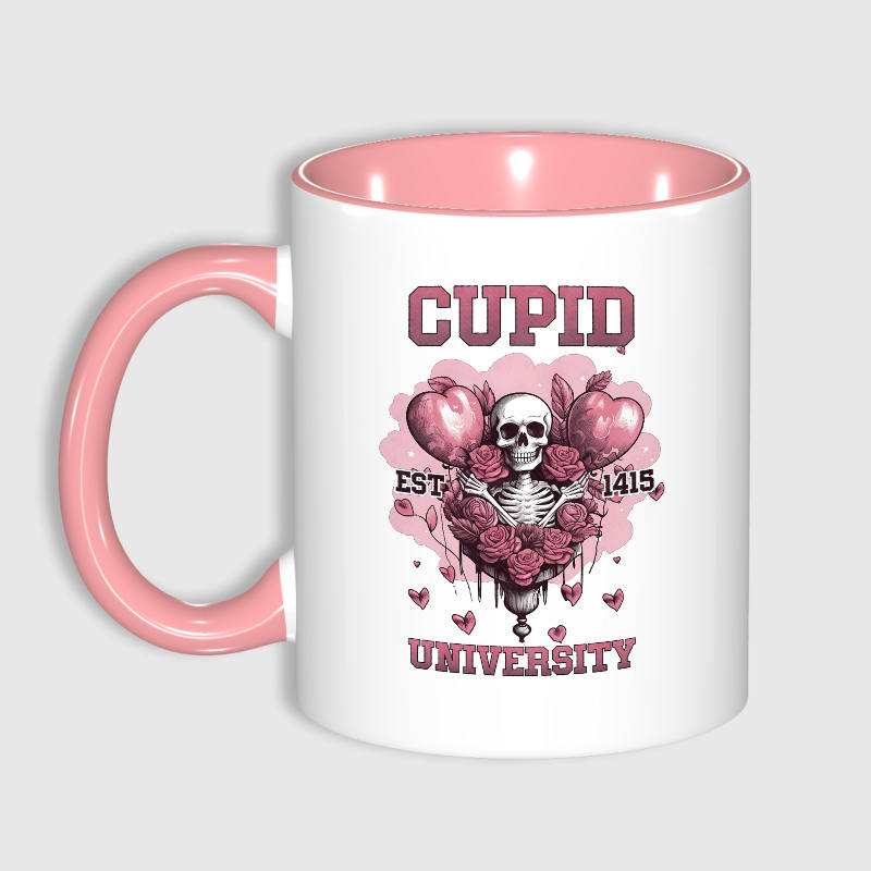 Goth Cupid University 11oz Mug for Valentine's Day Gift