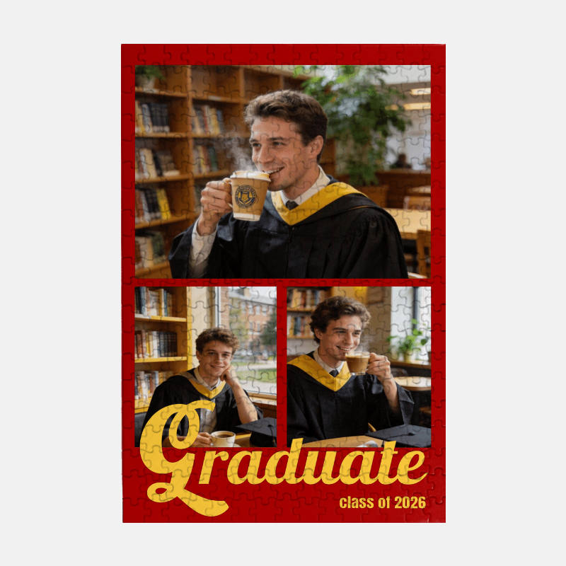 Custom Graduation Photo 300pcs Puzzle for Graduate Gift