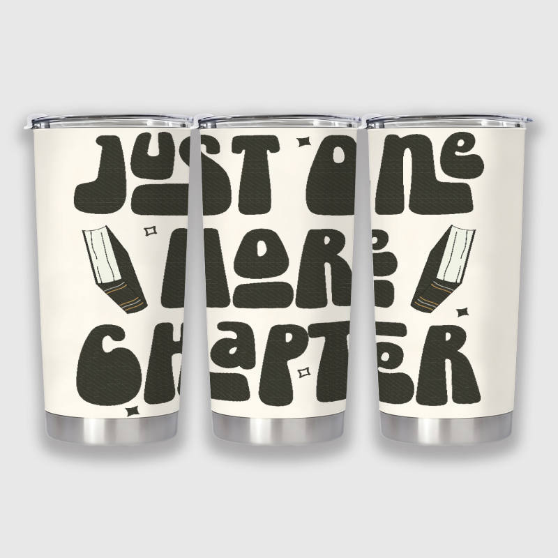 Reading Quote Stainless Tumbler for Book Lovers Gift