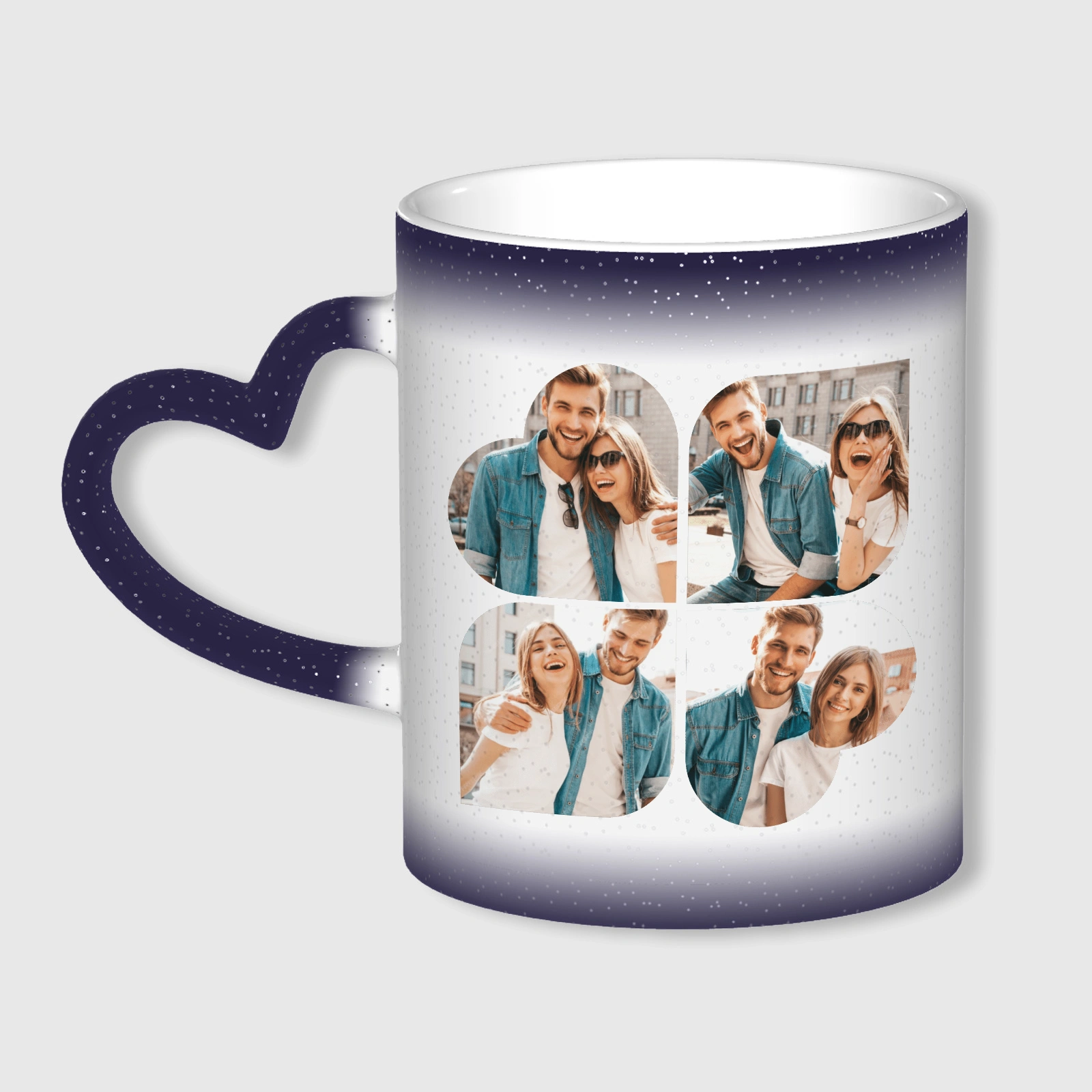 Starry Sky Color Changing Mug Blue , 11 oz，Galaxy Heat Sensitive Magic Coffee Cup, Night Sky Thermochromic Mug Gift for Tea & Coffee Lovers