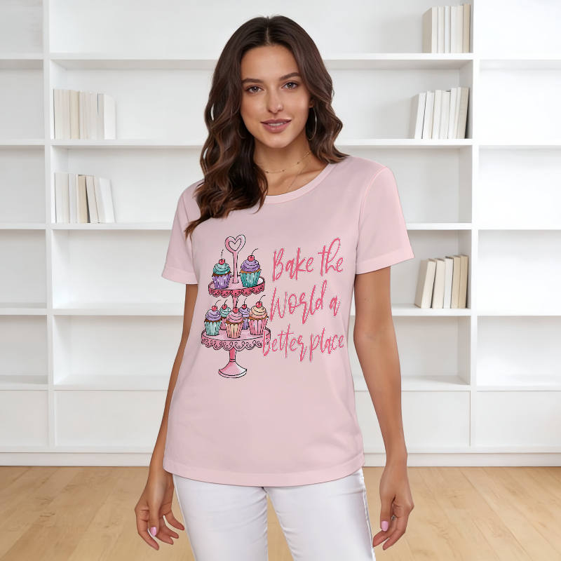 Cupcake Baking Quote Women's T-Shirt for Bakers Gift
