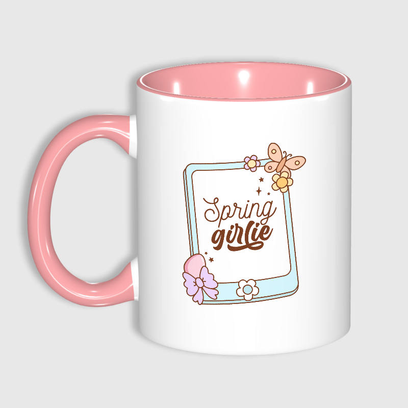 Spring Girlie Floral 11oz Mug for Women Spring Gift