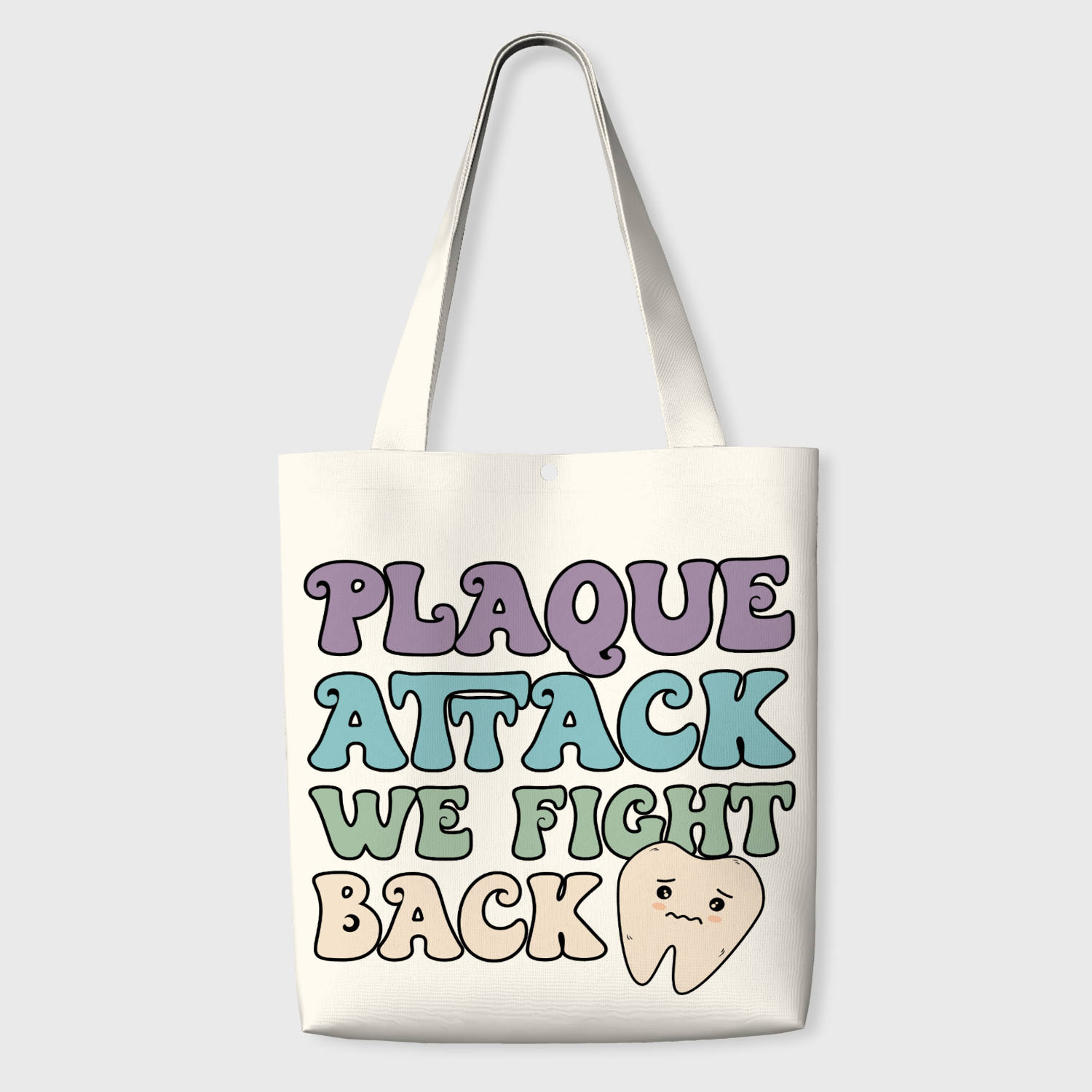 Funny Dental Quote Tote Bag for Dentist Gift Daily Use