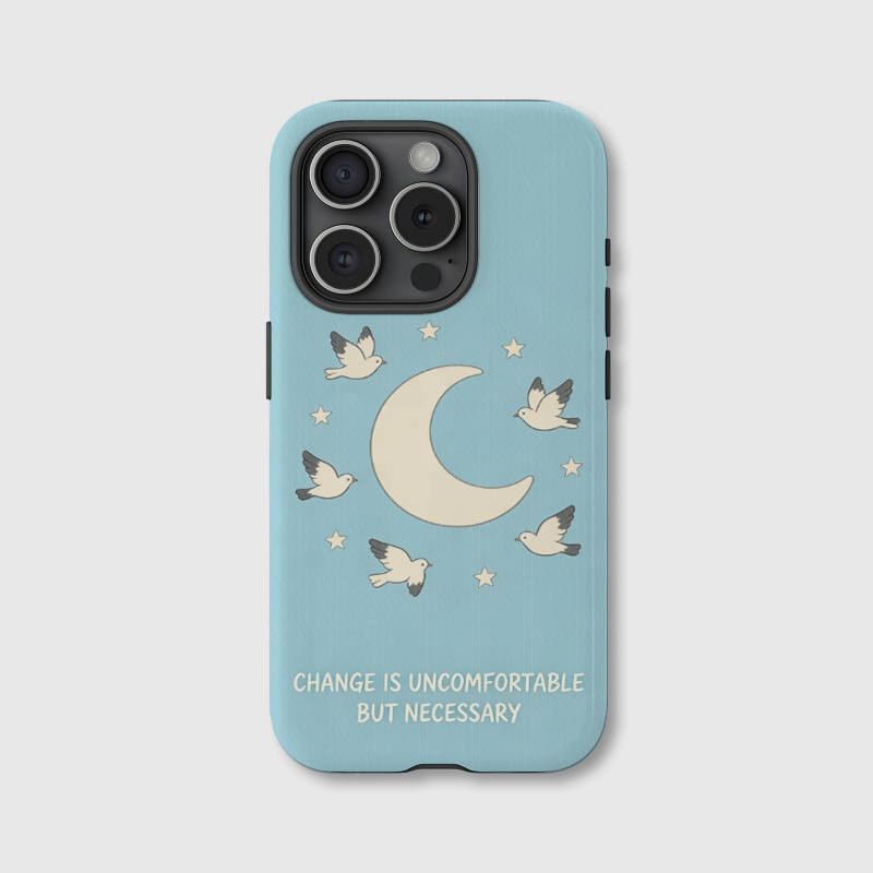 Crescent Moon Motivational Magnetic Phone Case for Birthday Holiday Gift Giving
