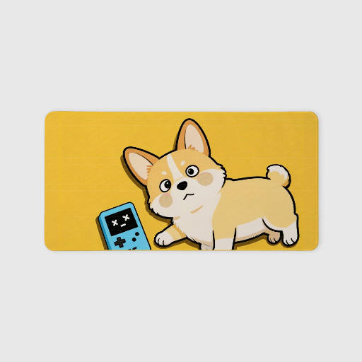 Cute Corgi Mouse Pad for Pet Lovers Gaming Gift