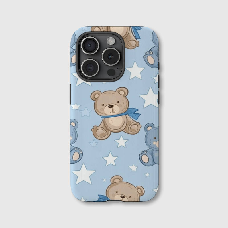 Cute Teddy Bear Magnetic iPhone Case for Birthdays Holiday Gifting Everyday Use