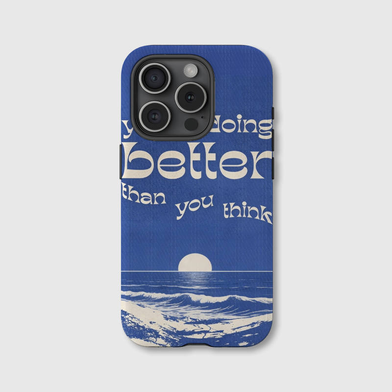 Motivational Magnetic Phone Case | 'You're Doing Better Than You Think' Gift