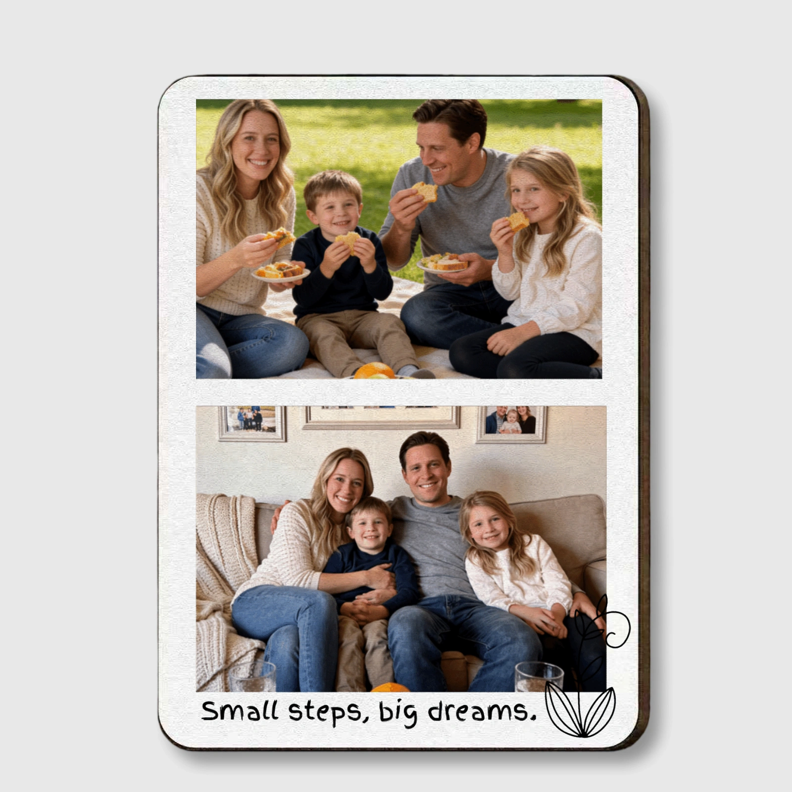Custom Family Photo Collage Car Visor Clip for Personalized Gifts
