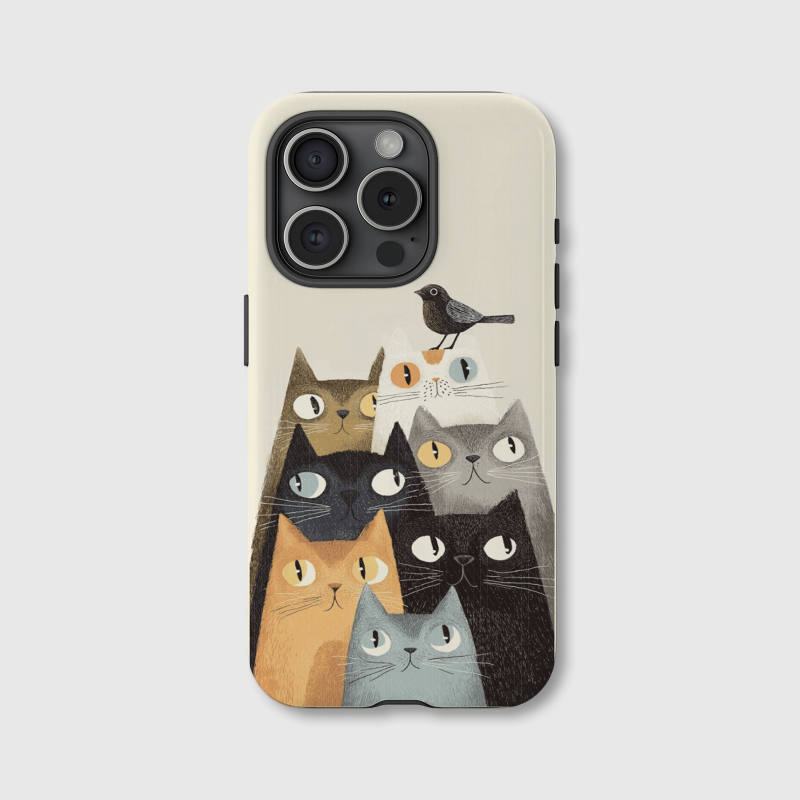 Published product example from Curious Cats & Little Bird Illustration