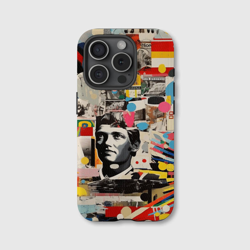 Retro Collage Art Magnetic Phone Case for Aesthetic Lovers Birthday Holiday Gifting