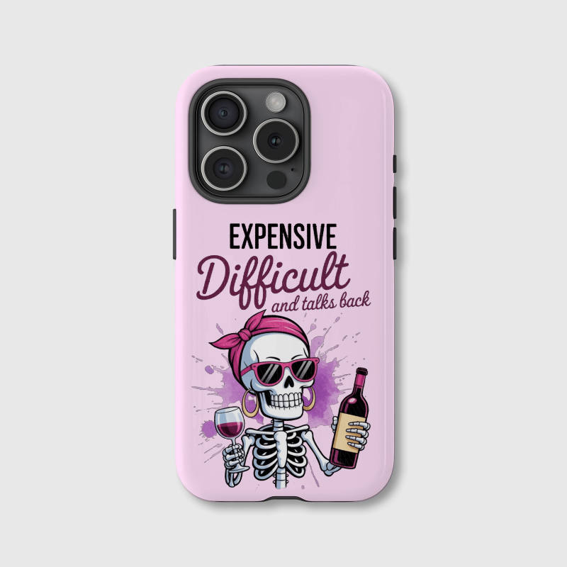 Sassy Skeleton Magnetic Phone Case for Women Gift