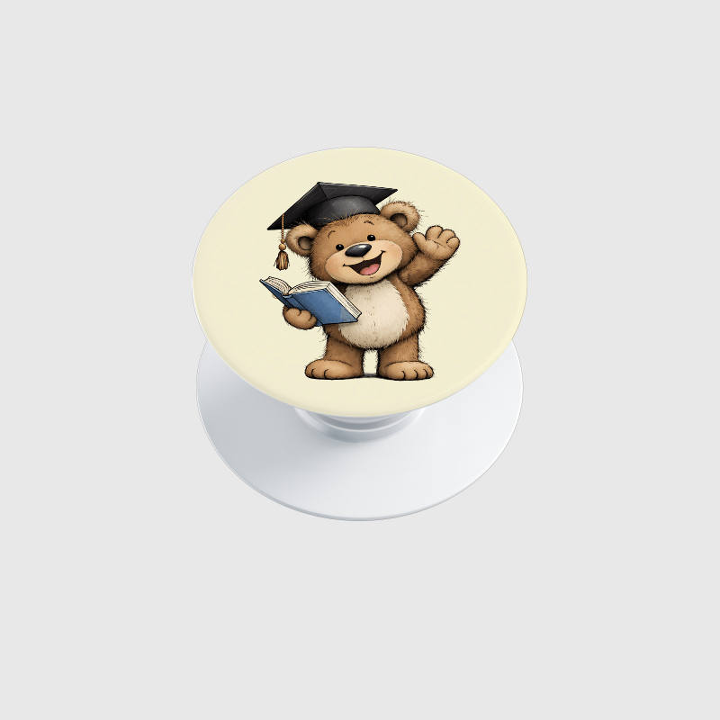 Graduation Teddy Bear Phone Grip for Students Graduation Gift