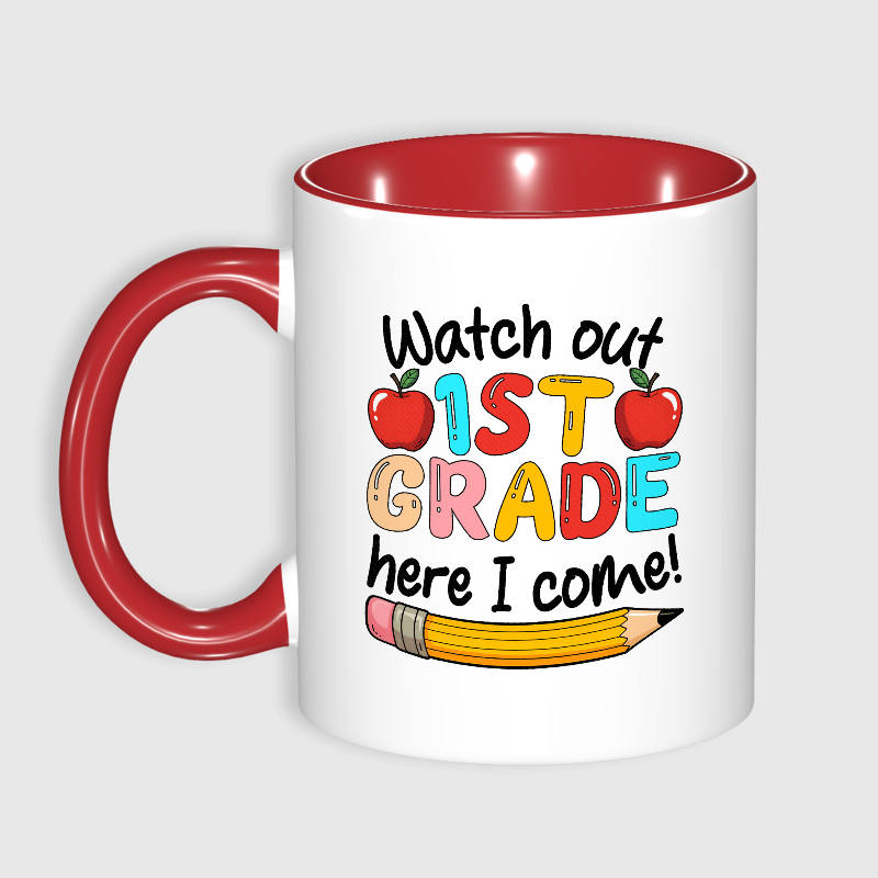 1st Grade Quote Coffee Mug for Kids Back to School Gift