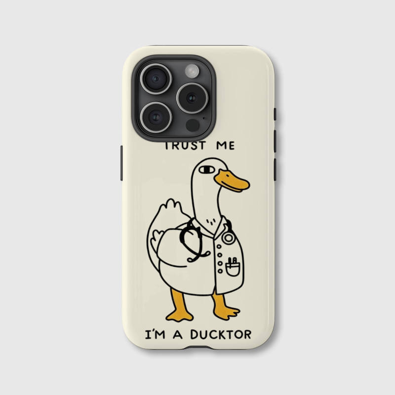 Funny Ducktor Magnetic iPhone Case | Cute Gift for Nurses, Doctors & Medical Grads