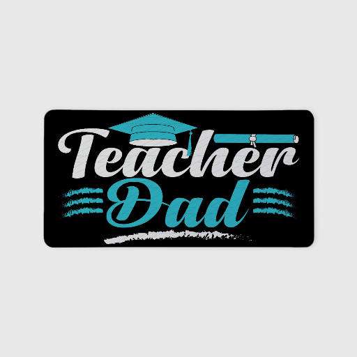 Teacher Dad Graduation Mouse Pad for Teacher Dad Father's Day Gift