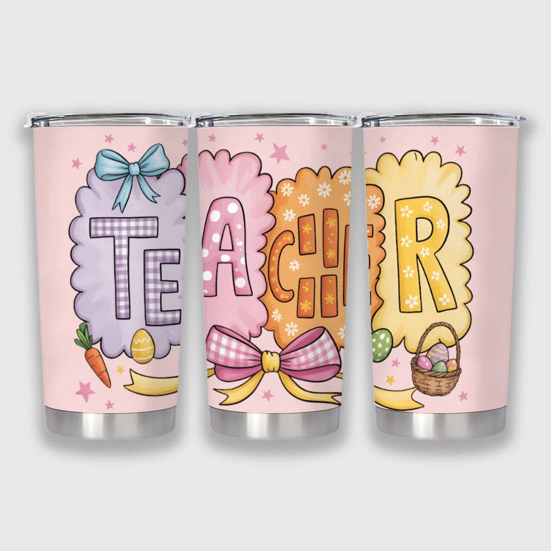 Easter Teacher 20oz Insulated Tumbler for Teachers & Gifts