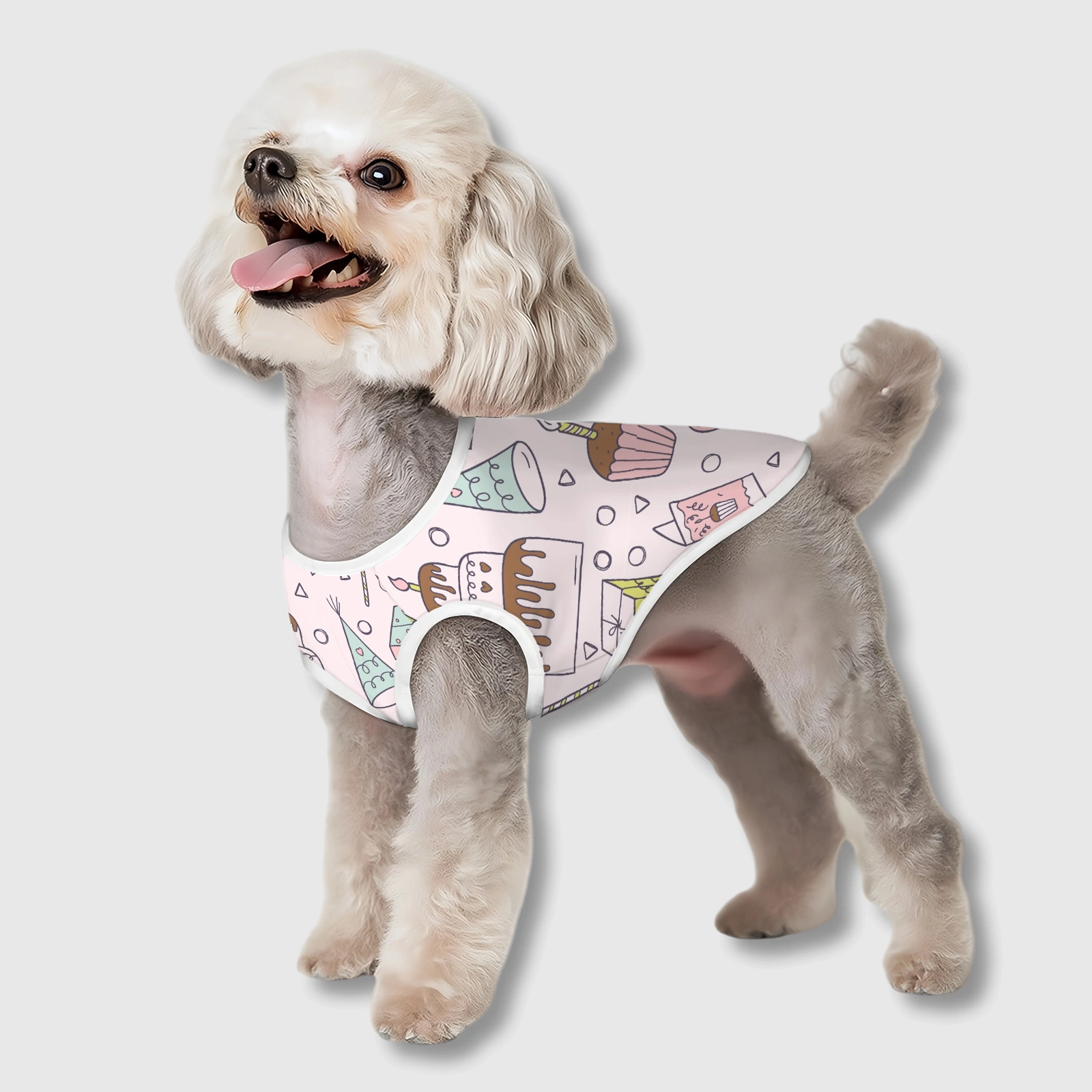 Custom Pet Summer Vest Personalized Gift for Dogs Cats Lightweight Breathable Pet Clothing Gift for Summer