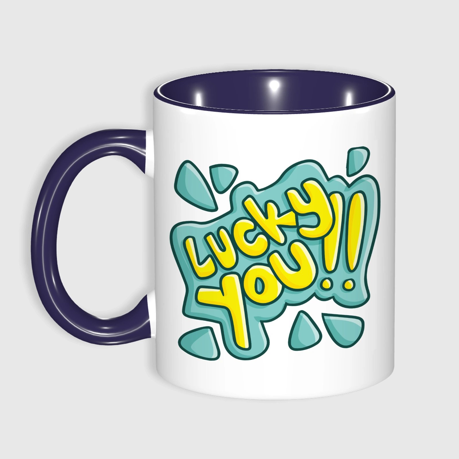 Funny Cartoon Quote 11oz Ceramic Coffee Mug for Friend Gifts