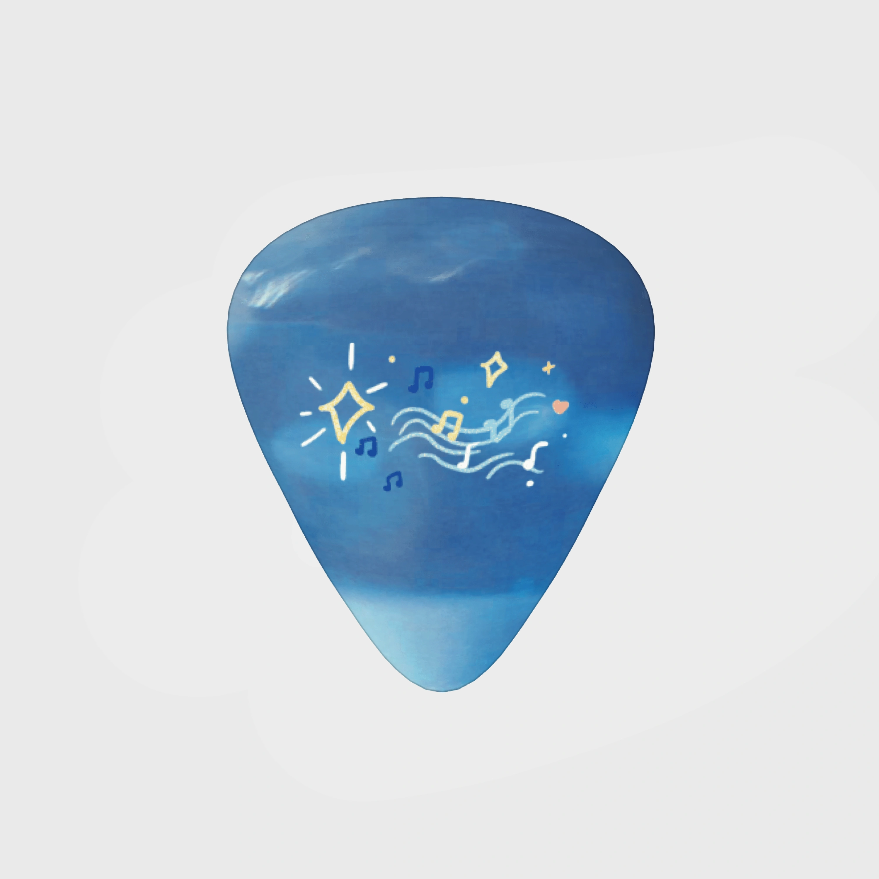 Starry Musical Note Guitar Pick for Guitarists Gift