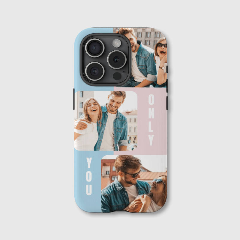 Custom Only You Couple Photo Magnetic Phone Case for Anniversary Gifts