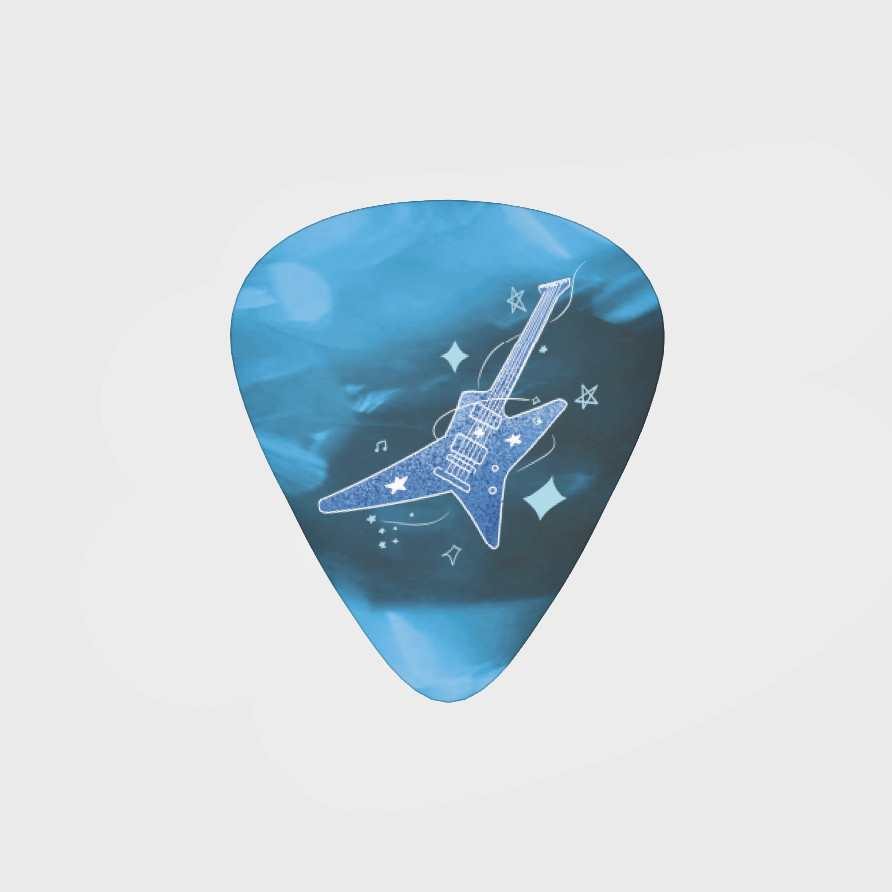 Starry Electric Guitar Pick for Music Lovers Gift