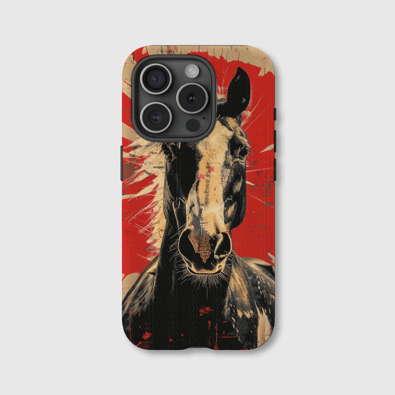 Published product example from Pop Art Punk Rock Horses