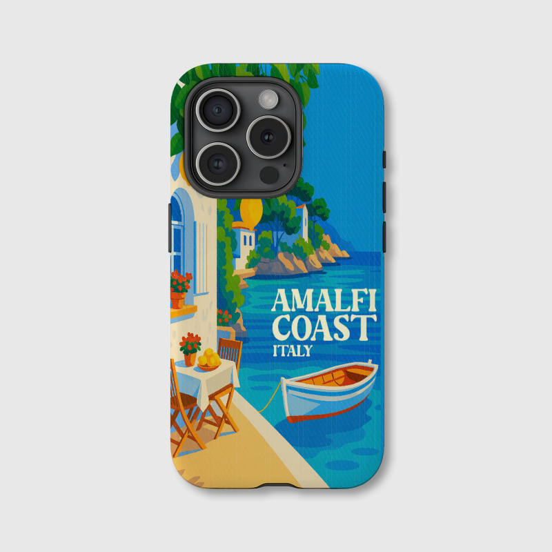 Amalfi Coast iPhone Case for Travel Lovers Summer Gift