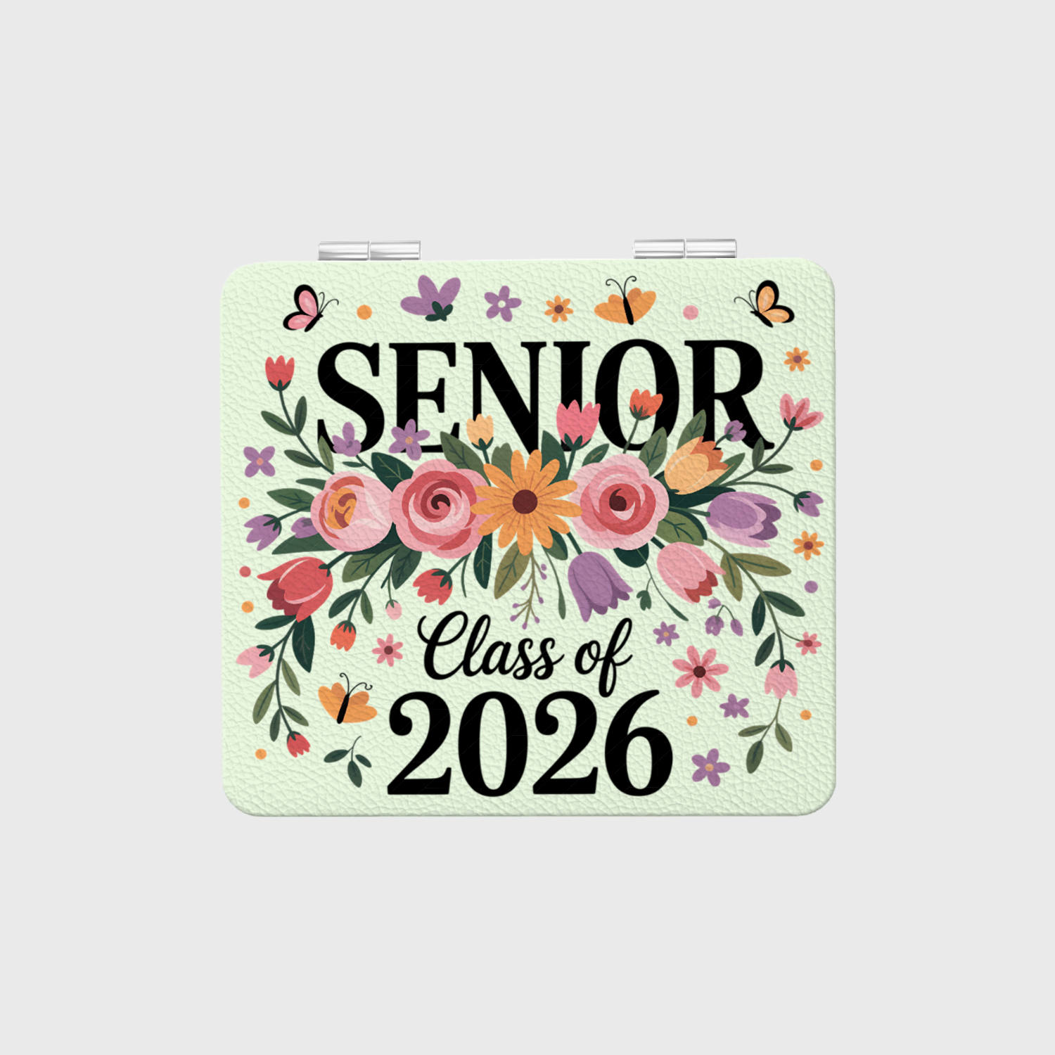 Class of 2026 Senior Square Pocket Makeup Mirror, Graduation Gift for High School & College Seniors